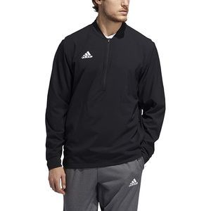 FQ1778 Adidas Long Sleeve 1/4 Zip Men's Casual Top Black White S